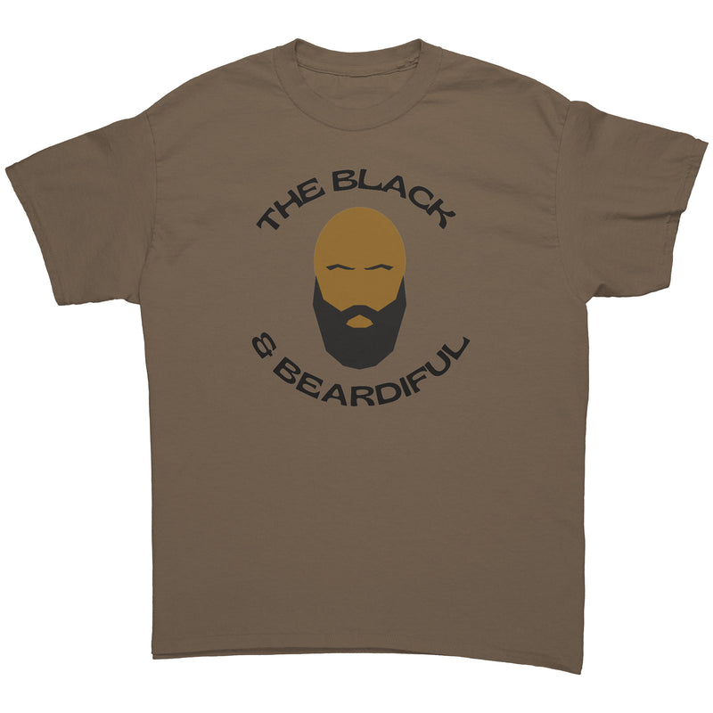 The Black & Beardiful Bald Tee