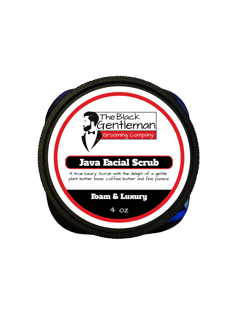 Java Facial Scrub, Facial Scrub For Men, The Black Gentleman Grooming Co.™