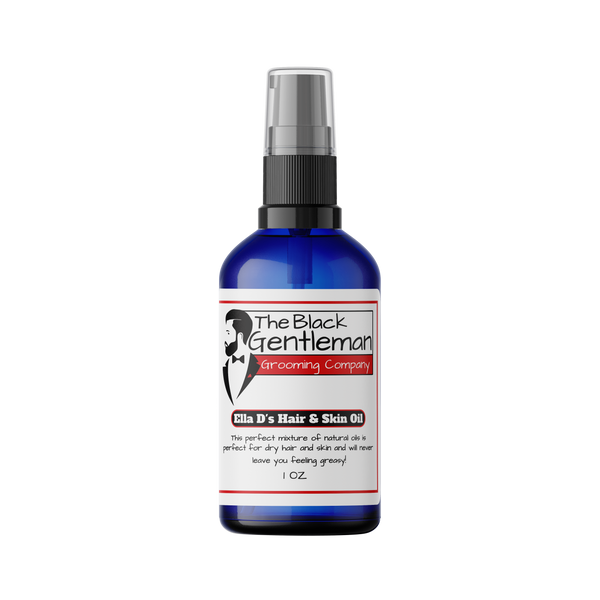 Ella D.'s Hair & Skin Oil, Natural Skin Oil, The Black Gentleman Grooming Co.™