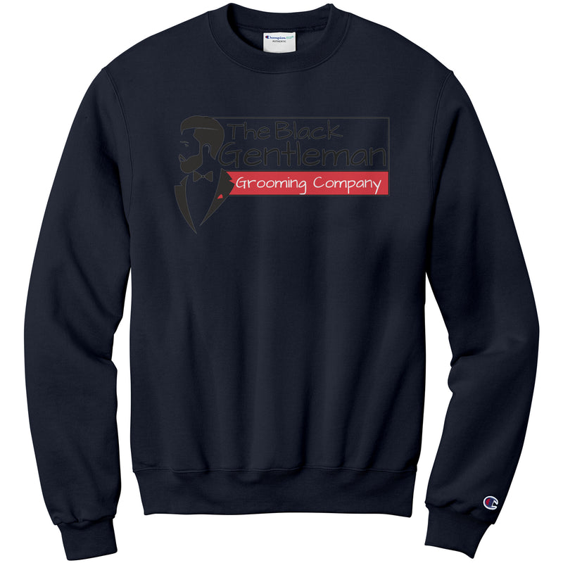 Men's Crewneck Sweatshirt with Official Logo, The Black Gentleman Grooming Co.™