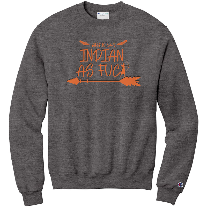 The "American Indian AF" Crew Neck Sweatshirt, The Black Gentleman Grooming Co.™