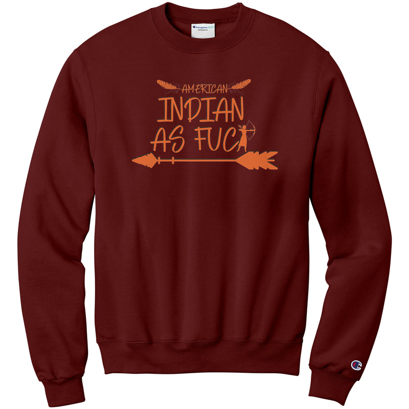 The "American Indian AF" Crew Neck Sweatshirt, The Black Gentleman Grooming Co.™