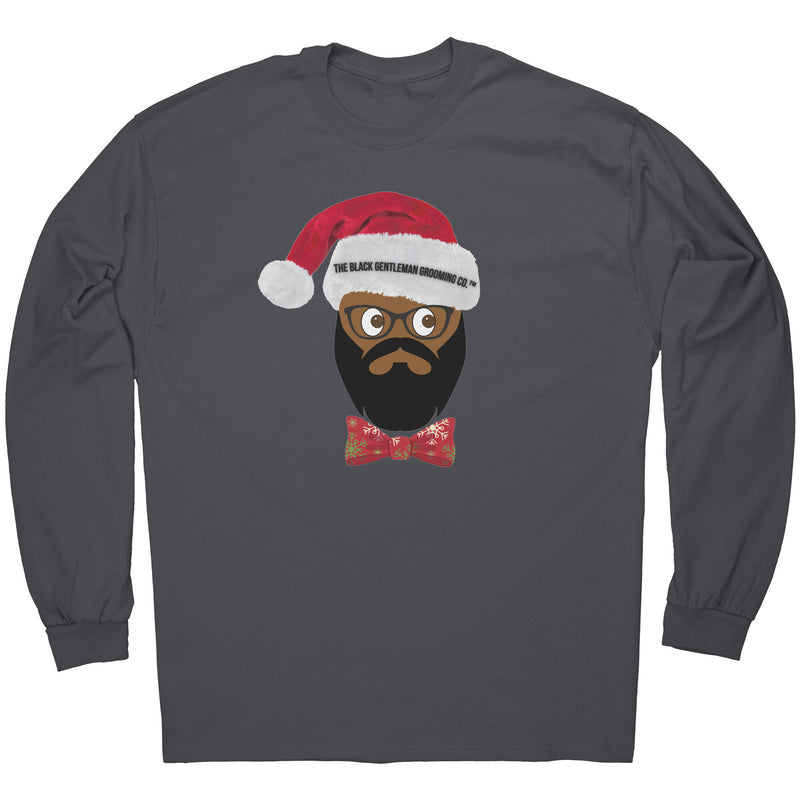 Black Santa Long Sleeve T-Shirt