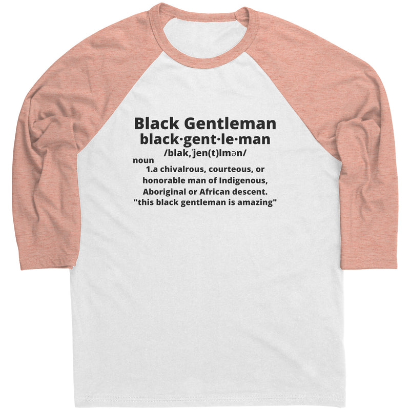 The Definition Raglan, Mens Raglan Shirt, The Black Gentleman Grooming Co.™
