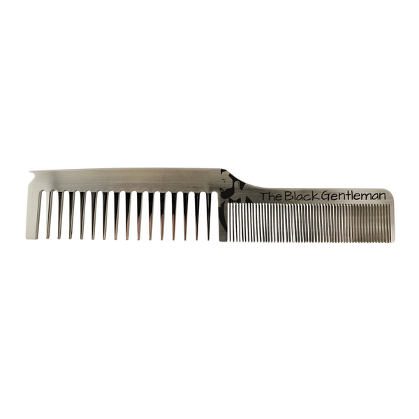 Hair Comb For Men, Dual Tooth Comb, The Black Gentleman Grooming Co.™